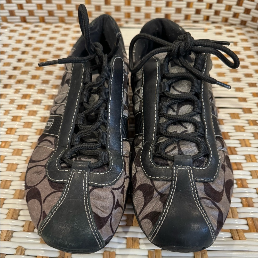 Coach Signature Satin Sneakers (Kirby)